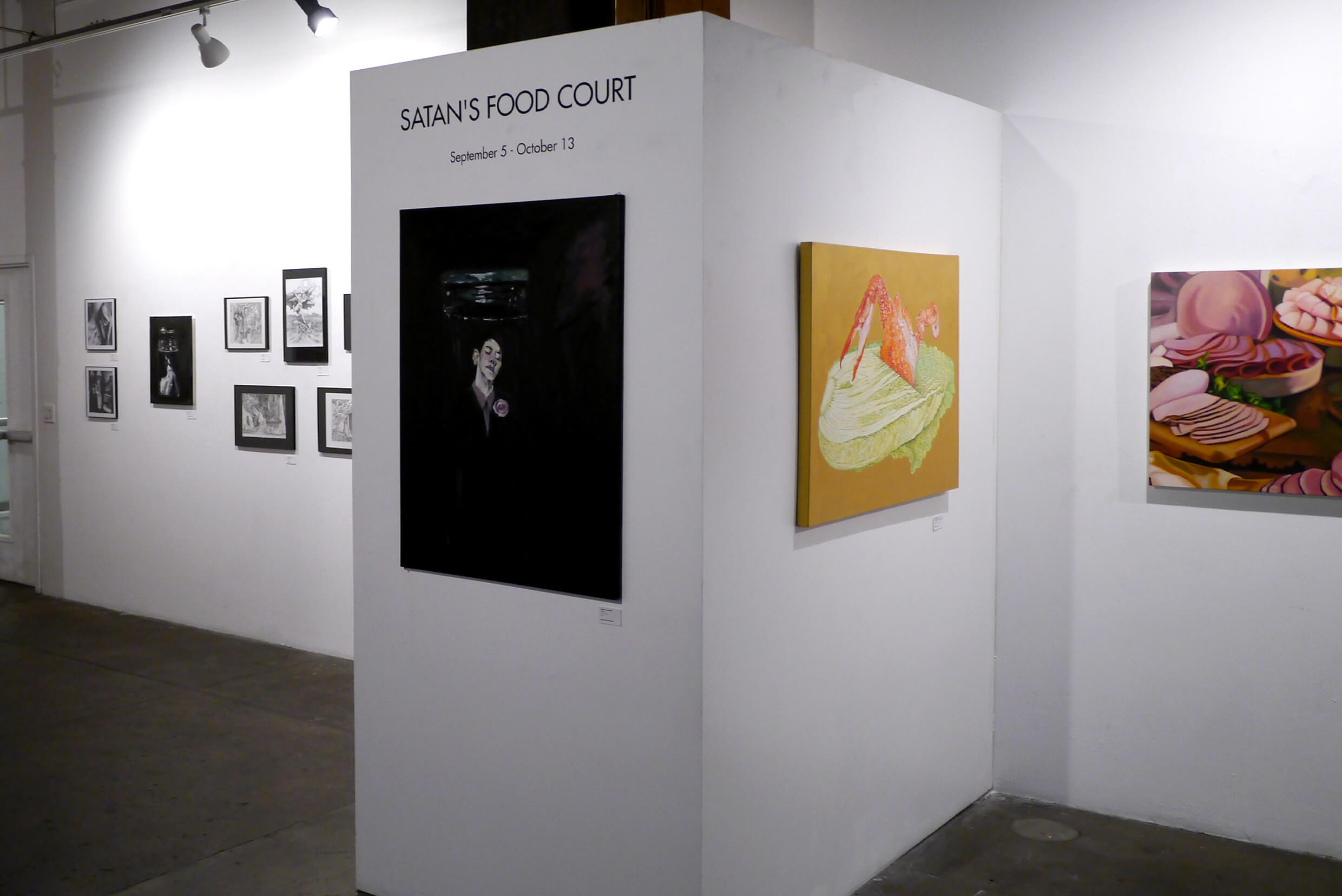 グループ展「Satan's Food Court」Art Share L.A.(ロサンゼルス) 2019/9/7-10/13の展示風景