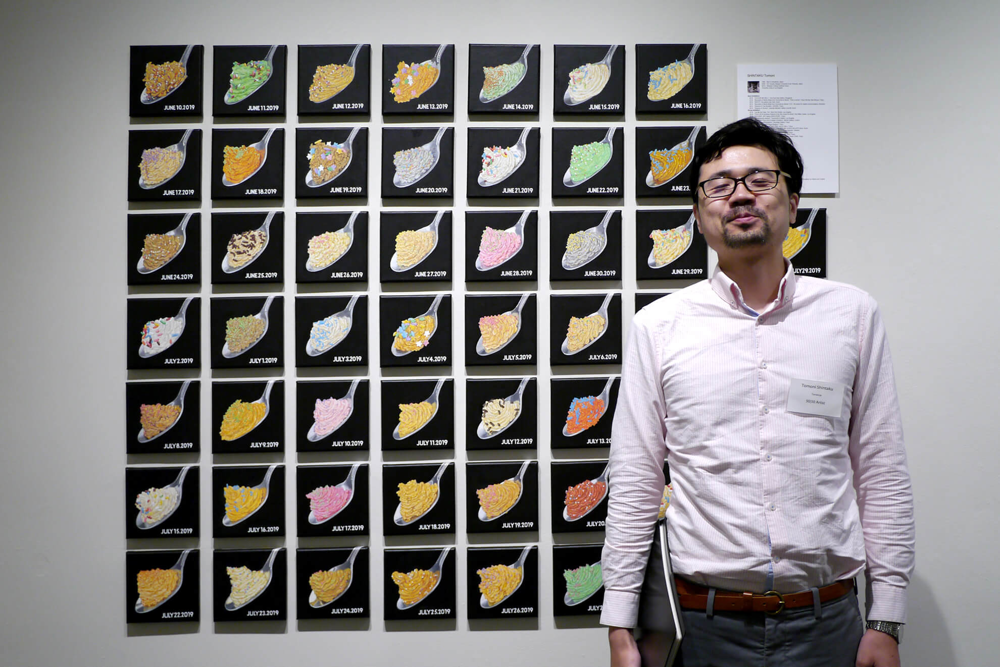 グループ展「11th Annual 50|50 Show」Sanchez Art Center(サンフランシスコ) 2019/8/30-9/22の展示風景