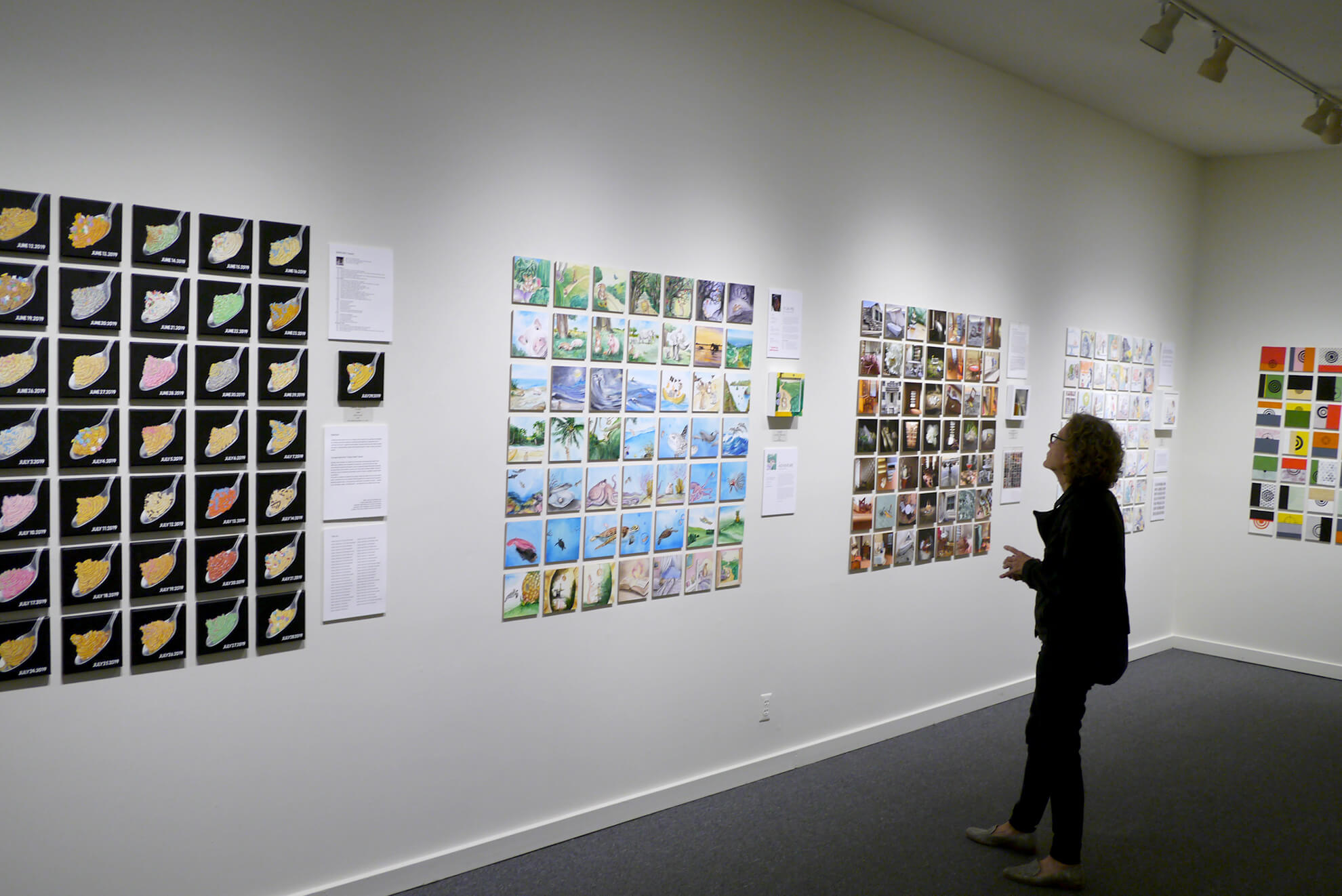 グループ展「11th Annual 50|50 Show」Sanchez Art Center(サンフランシスコ) 2019/8/30-9/22の展示風景