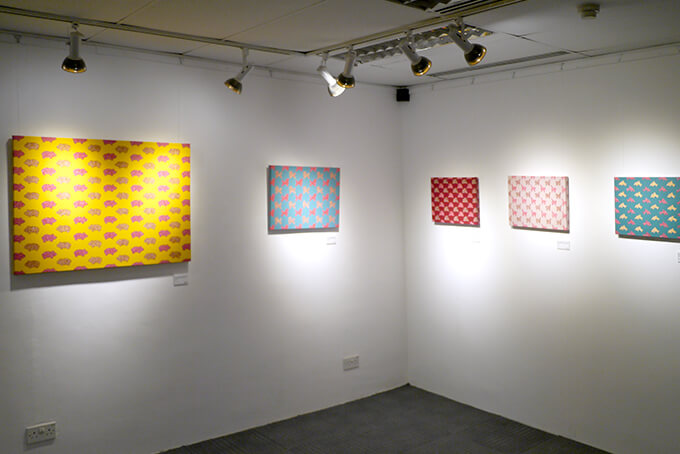 個展「COLOUR ME WELL」One East Asia Gallery/シンガポールの展示風景