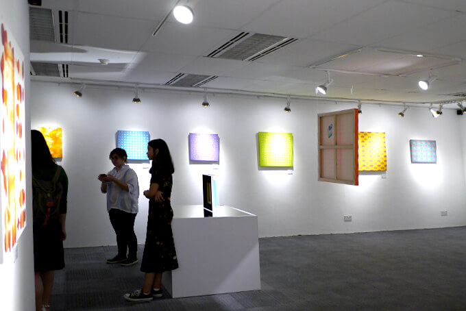 個展「COLOUR ME WELL」One East Asia Gallery/シンガポールの展示風景