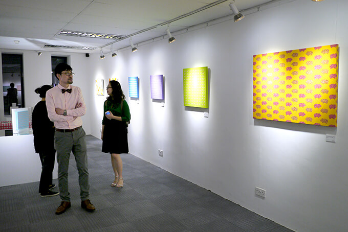 個展「COLOUR ME WELL」One East Asia Gallery/シンガポールの展示風景