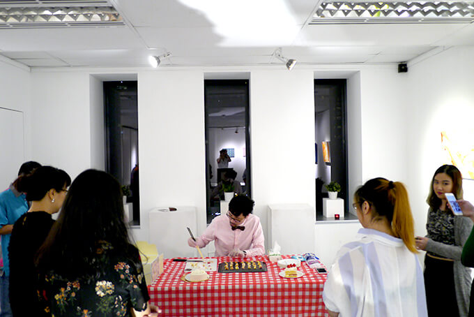 個展「COLOUR ME WELL」One East Asia Gallery/シンガポールの展示風景