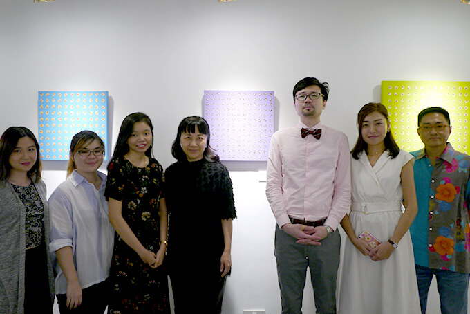 個展「COLOUR ME WELL」One East Asia Gallery/シンガポールの展示風景