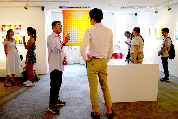 個展「COLOUR ME WELL」One East Asia Gallery/シンガポールの展示風景
