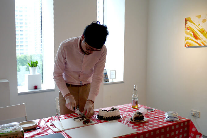 個展「COLOUR ME WELL」One East Asia Gallery/シンガポールの展示風景