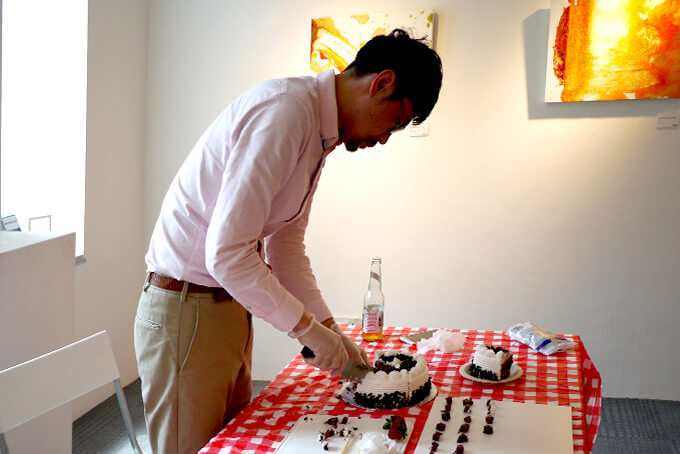 個展「COLOUR ME WELL」One East Asia Gallery/シンガポールの展示風景