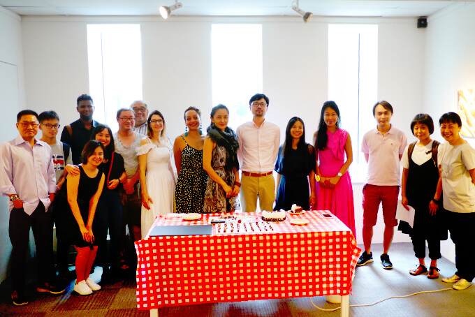 個展「COLOUR ME WELL」One East Asia Gallery/シンガポールの展示風景