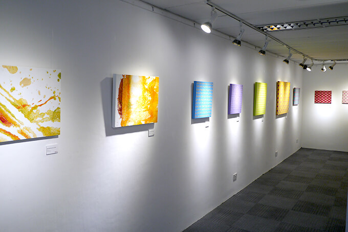 個展「COLOUR ME WELL」One East Asia Gallery/シンガポールの展示風景