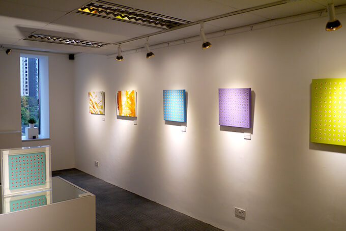 個展「COLOUR ME WELL」One East Asia Gallery/シンガポールの展示風景