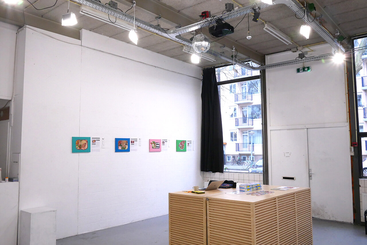 個展「BENTO」DE BOUWPUT/アムステルダムの展示風景