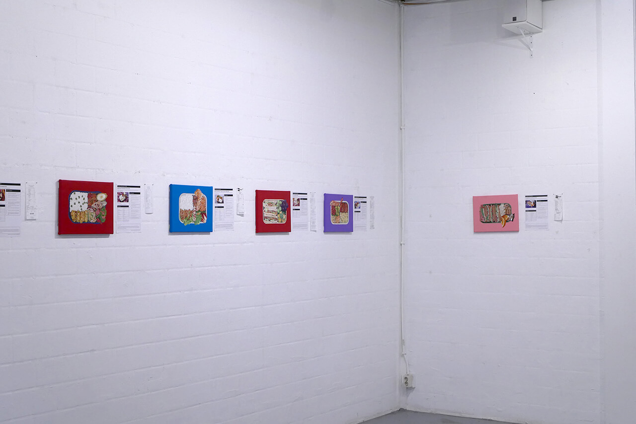 個展「BENTO」DE BOUWPUT/アムステルダムの展示風景