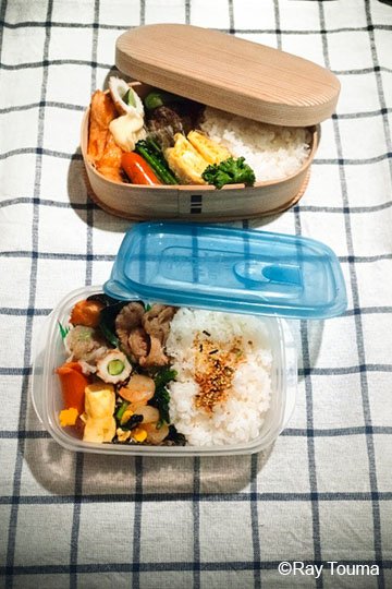 Photographing elements for the BENTO/Lunch Box Series