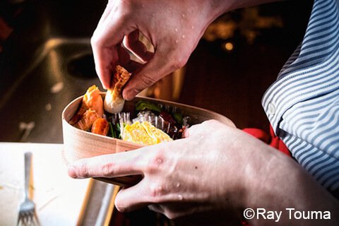 Photographing elements for the BENTO/Lunch Box Series