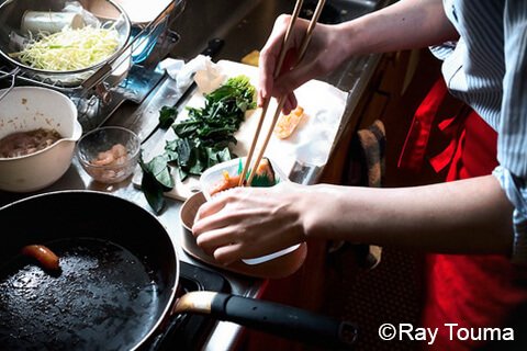 Photographing elements for the BENTO/Lunch Box Series