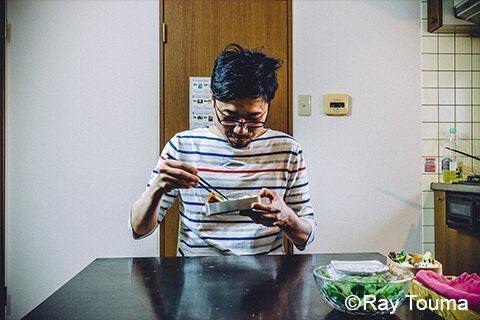 Photographing elements for the BENTO/Lunch Box Series