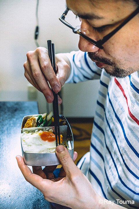 Photographing elements for the BENTO/Lunch Box Series