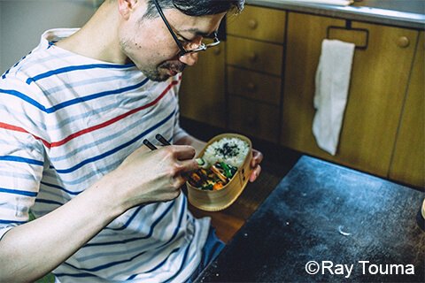 Photographing elements for the BENTO/Lunch Box Series