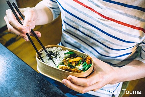 Photographing elements for the BENTO/Lunch Box Series