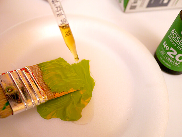 Photographing elements for the Cannabis-Shaped Sweet Buns series