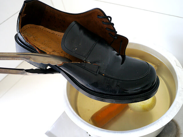 Photographing elements for the Cooking Leather series