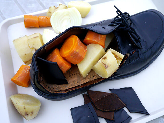 Photographing elements for the Cooking Leather series