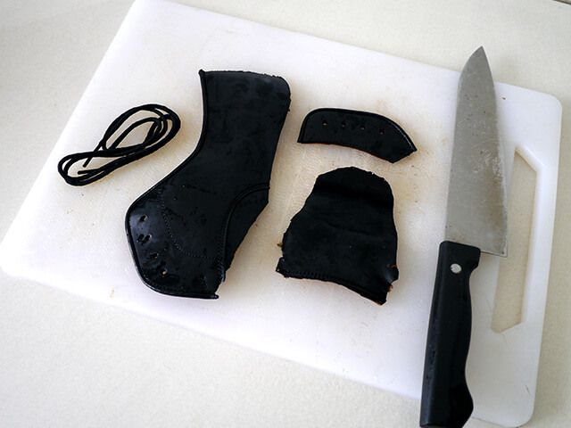 Photographing elements for the Cooking Leather series