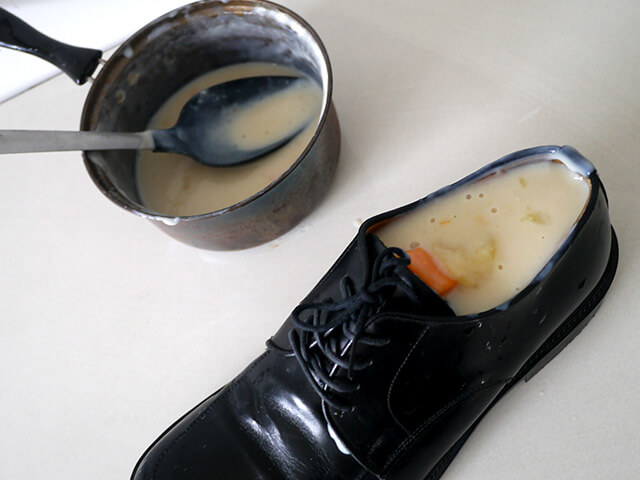 Photographing elements for the Cooking Leather series