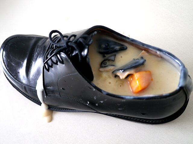 Photographing elements for the Cooking Leather series