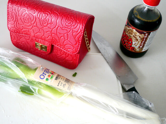 Photographing elements for the Cooking Leather series