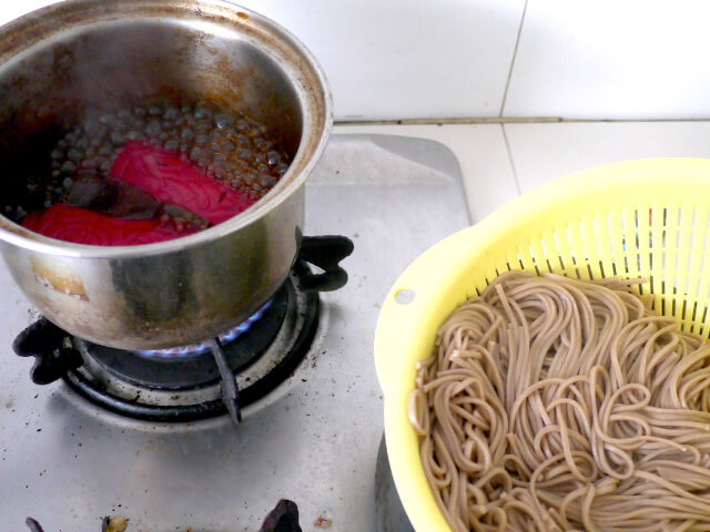 Photographing elements for the Cooking Leather series