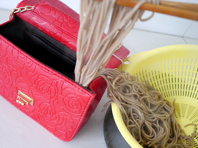 Photographing elements for the Cooking Leather series