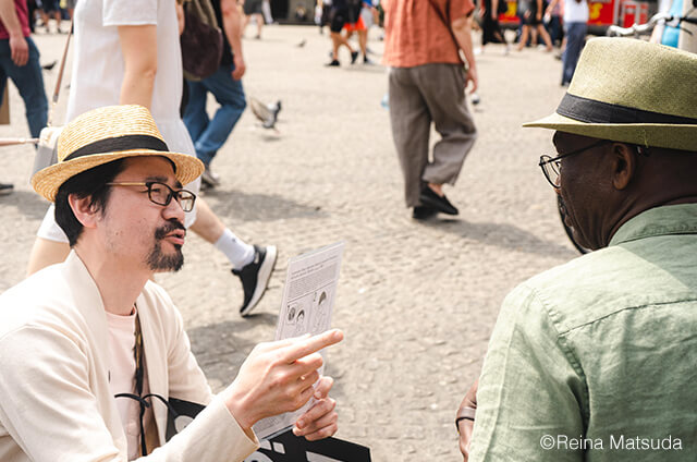 Eat Hateの写真素材撮影、オランダなど参加者の人々