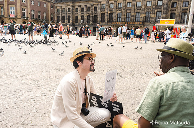 Eat Hateの写真素材撮影、オランダなど参加者の人々