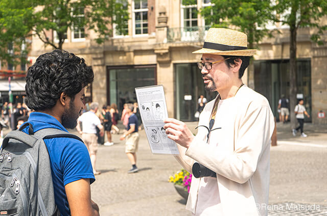 Eat Hateの写真素材撮影、オランダなど参加者の人々