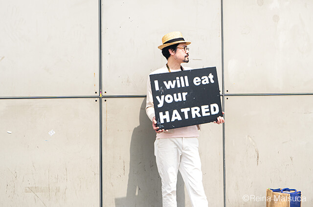 Eat Hateの写真素材撮影、オランダなど参加者の人々
