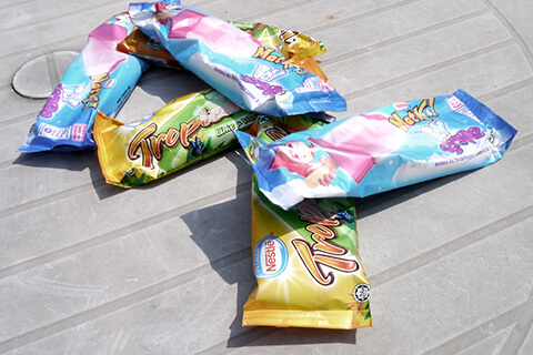 要冷凍の写真素材撮影