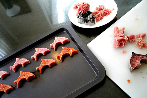 Photographing elements for the Mystery Meat series