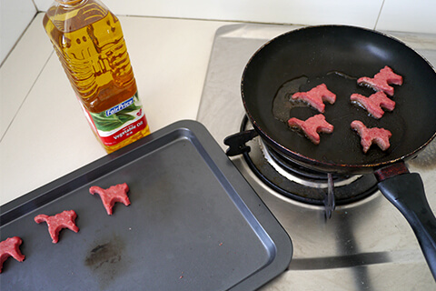 Photographing elements for the Mystery Meat series