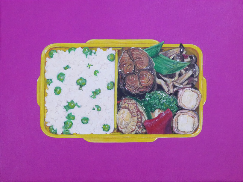 BENTO(秋サバと豆ごはんのバランス弁当)-October 16, 2021の絵画作品