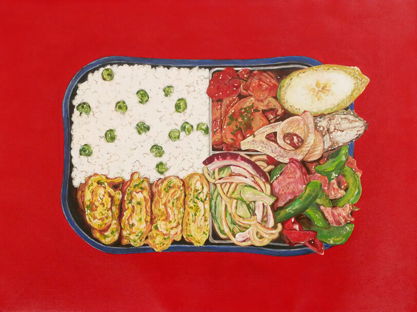 BENTO(クリスマスバランス弁当)-BENTO-December 24, 2022の絵画作品