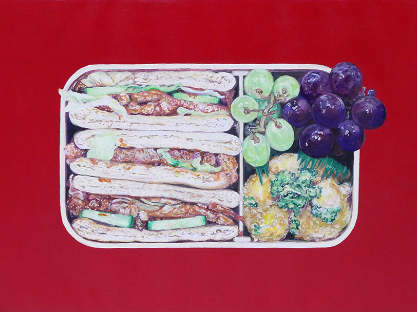 BENTO(ピタサンド弁当)-BENTO-February 25, 2024の絵画作品