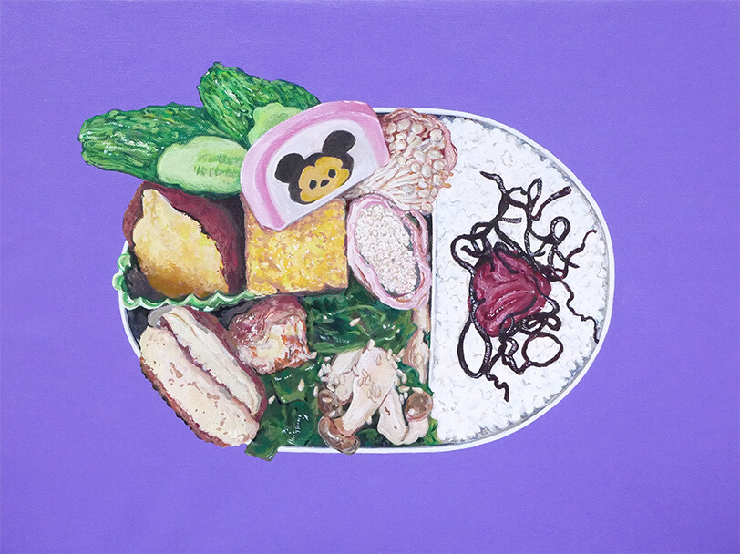 BENTO(秋のきのこづくし弁当)-BENTO-October 28, 2024の絵画作品