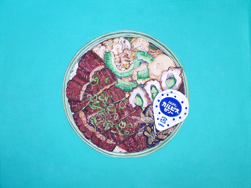 BENTO(夏のうなぎスタミナ弁当)-BENTO-July 26,  2025の絵画作品