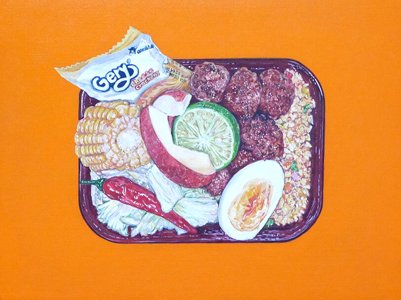 BENTO(ベトナム風ミートボール弁当)-ENTO-September 1, 2025の絵画作品