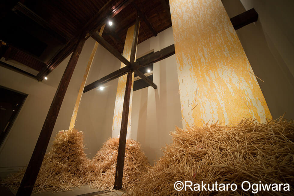 新宅睦仁個展「カップヌードルの滝」@HAGISOの展示風景