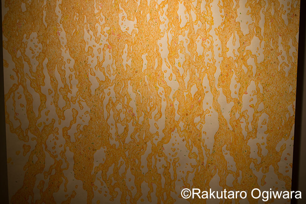 新宅睦仁個展「カップヌードルの滝」@HAGISOの展示風景