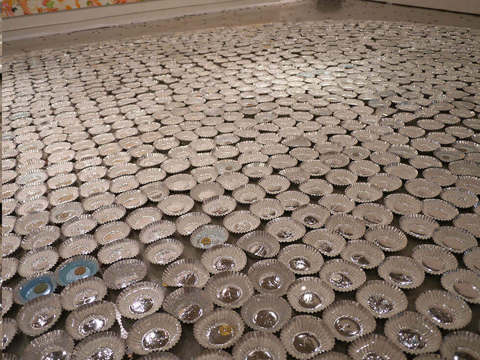 新宅睦仁個展「コンビニ弁当の山」@CCC(静岡市クリエーター支援センター)の展示風景