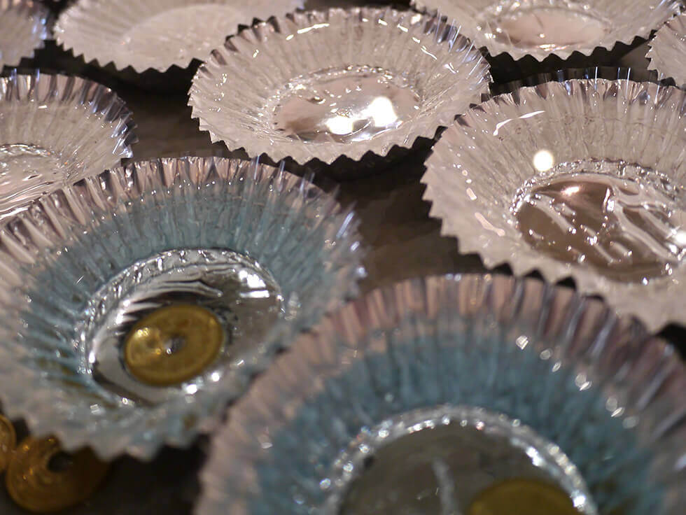 新宅睦仁個展「コンビニ弁当の山」@CCC(静岡市クリエーター支援センター)の展示風景