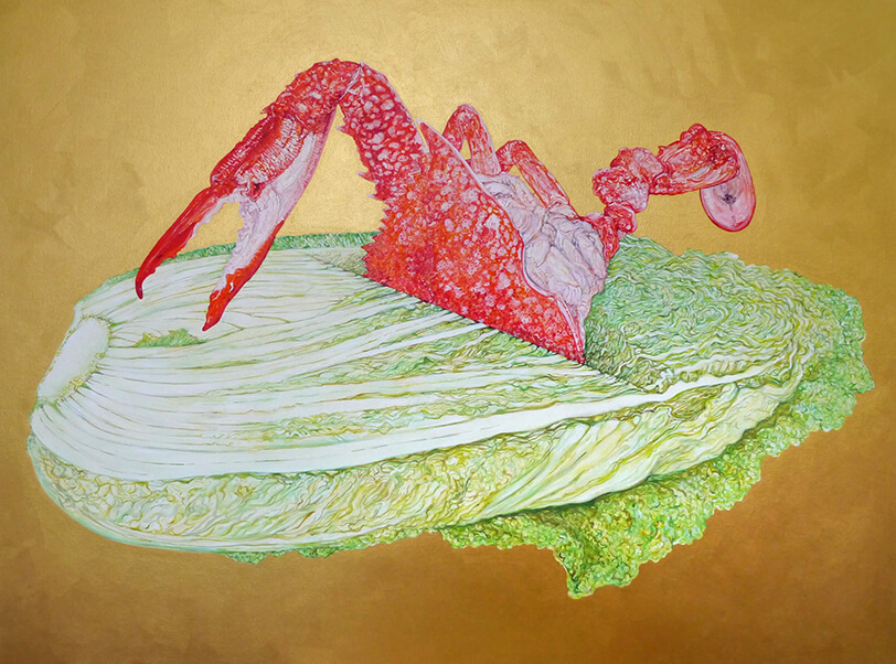 遺伝子組み換えでない(白菜×カニ)